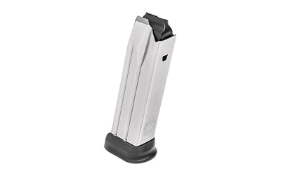 Springfield, Magazine 9MM 20 Rounds Fits Springfield XDME with Black Finger Rest Stainless Silver