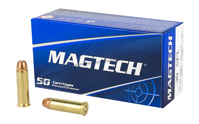 Magtech .38 Special Ammunition 50 Rounds FMJ 158 Grain