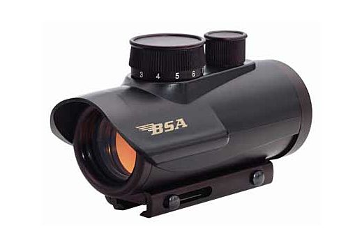 BSA 1X30MM RED DOT SIGHT 5-M.O.A. DOT BLACK MATTE