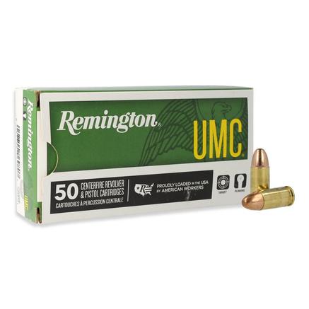 Remington UMC 9MM LUGER 147gr FMJ 990FPS