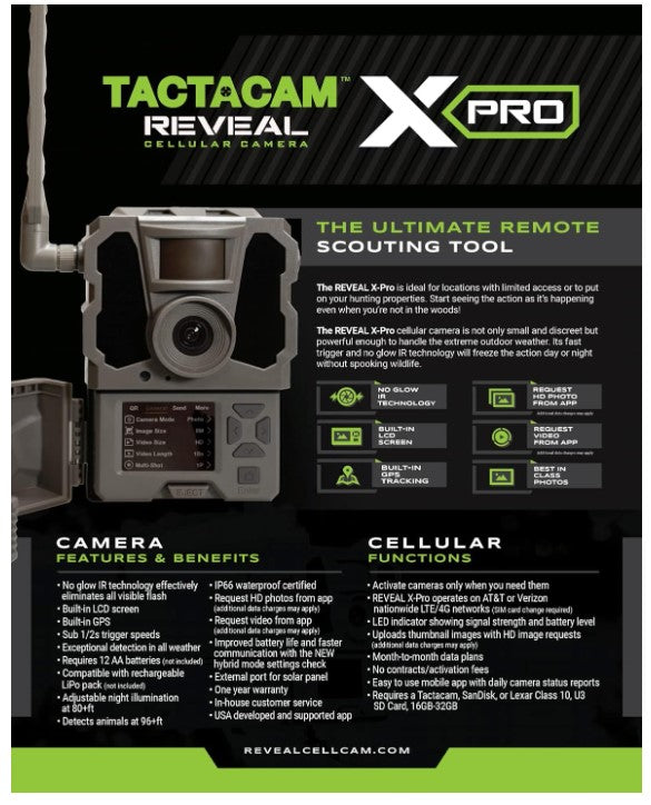 Reveal X Pro by Tactacam