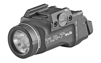 Streamlight TLR-7 Sub Ultra Compact Tactical Gun Light for Glock 43X/48 MOS and for Glock 43X/48 500 Lumens Aluminum Housing Matte Black