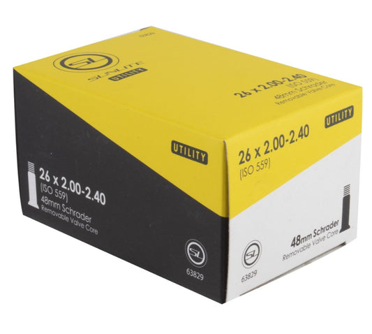Sunlite Utili-T Standard Schrader Valve Bicycle Tube 26x2.00-2.40