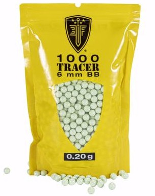 Umarex Elite Force Tracer 6mm BB's .20g Light Green 1000/ct
