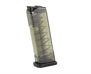 Elite Tactical Systems Group, Magazine, 9MM, 9 Rounds, Fits Glock 43, Carbon Smoke
