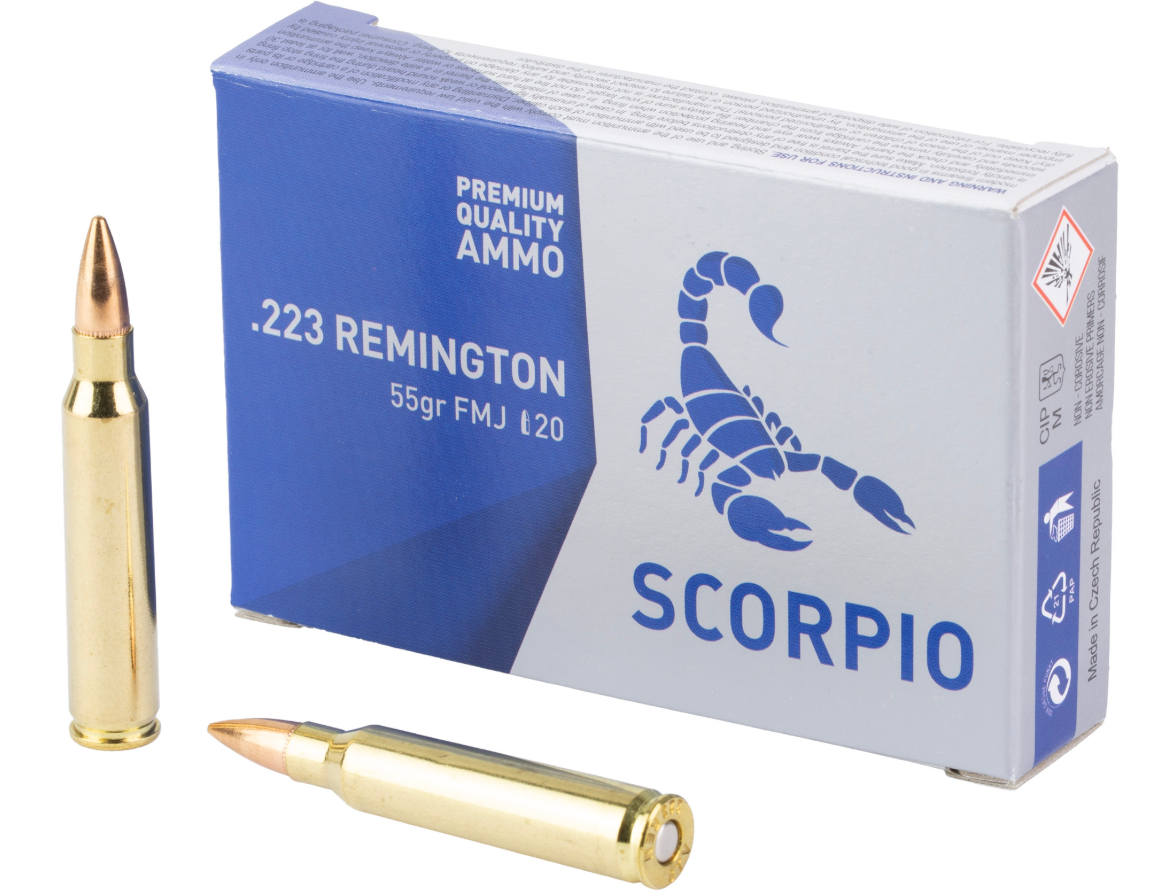 Scorpio .223 Remington 55gr FMJ