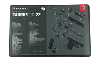 TekMat Tekmat for Taurus TX22 Cleaning Mat Black