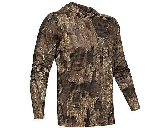 UA Camo Long Sleeve Hooded Shirt