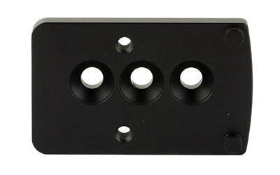 Unity Tactical Fast Offset Optic Mounting Plate 2.05" Optical Height Compatible with UNTY LPVO Mount and Adapter RMR/SRO Footprint Anodized Finish Black