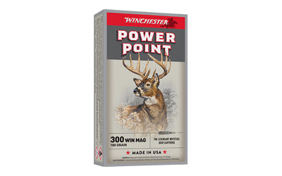 Winchester Ammunition, Super-X, 300 WIN MAG, 180 Grain, Power Point, 20 Round Box