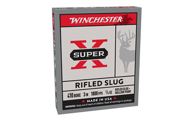 Winchester Ammunition Super-X 410 Gauge 3" 0.25 oz. Slug, 5 Round Box
