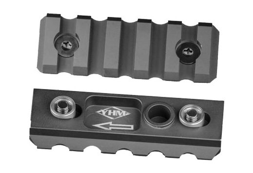 YHM RAIL SECTION KEYMOD TO PICATINNY 5-SLOT