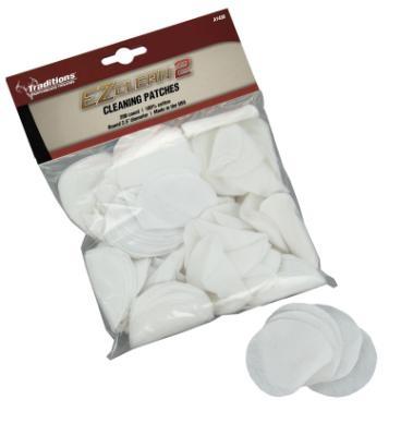 Traditions EZ Clean 2 Cleaning Patches .45-.54 Cal 100/bag 2.5 in. dia.