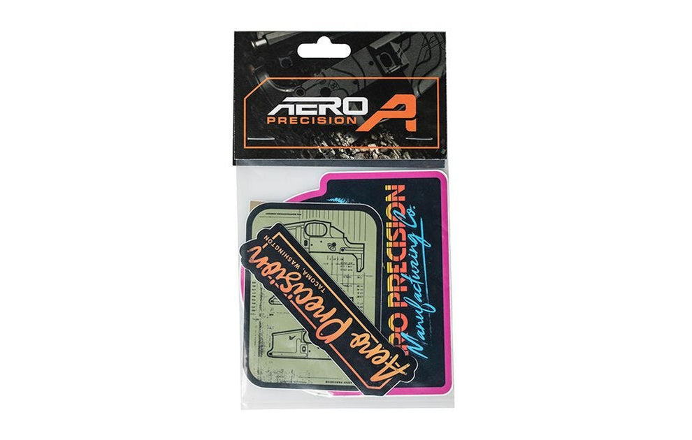 Aero Precision - Aero Sticker Pack - Assorted – Small Town Sports ...