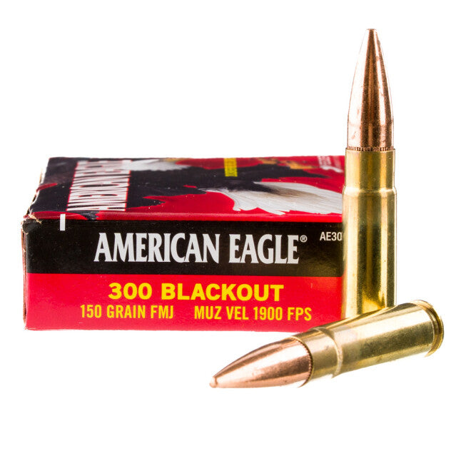 Federal American Eagle .300 AAC Blackout Ammunition 20 Rounds FMJ 150 Grain