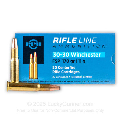 Prvi Partizan .30-30 Winchester Ammunition 20 Rounds FSP 170 Grains PP30302