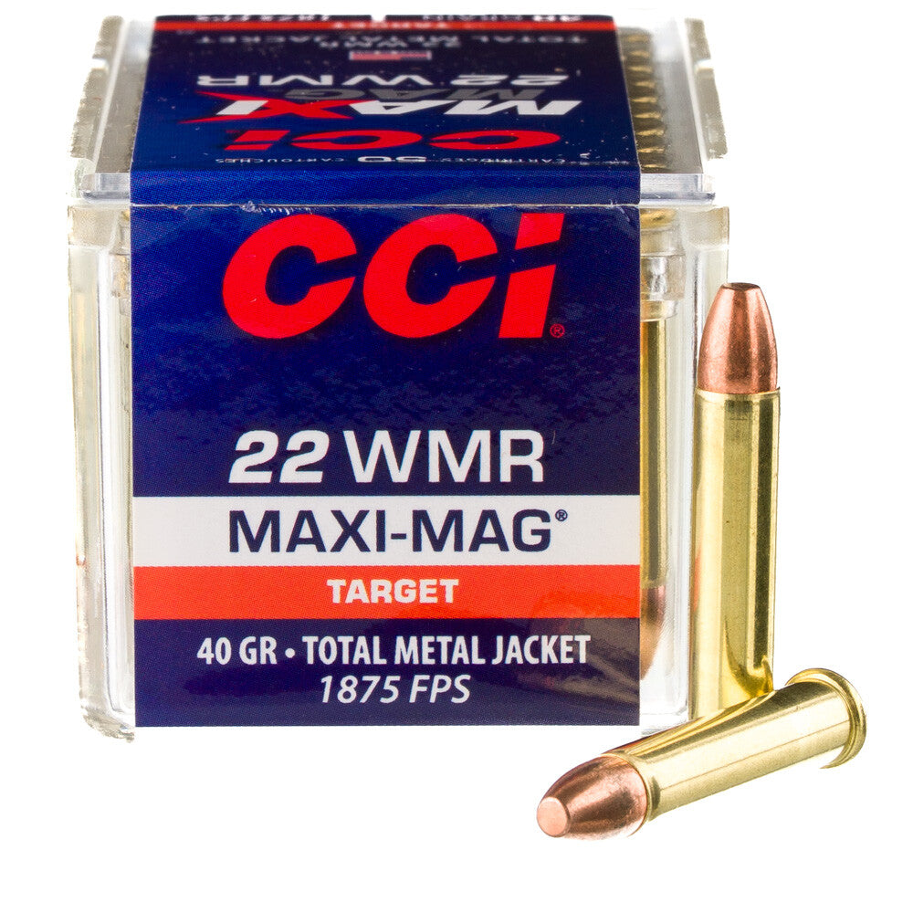 CCI Maxi-Mag .22 Magnum Ammunition 50 Rounds TMJ 40 Grain