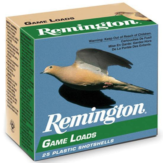 Remington Game Loads 20 Gauge Shotshell 25 Rounds 2 3/4" #6 Lead 7/8 Ounce GL206