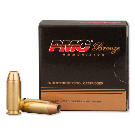 PMC Bronze 10mm Auto Ammunition 25 Rounds JHP 170 Grains