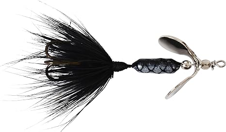 Yakima Bait Rooster Tail in-Line Spinner 1/32 Black