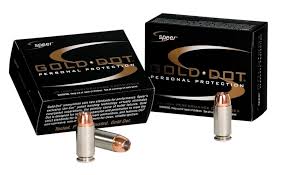 CCI .357 Sig Handgun Ammo Speer Gold Dot Jacketed Hollow Point JHP 125 grain