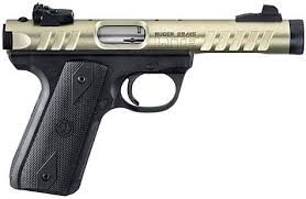 Ruger Mark III 22/45 LITE 4.4" Gold Anodized