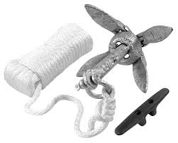 Shoreline Marine Propel Paddle Gear Grappling Anchor Kit