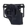 BLACKHAWK! SERPA CQC Concealment OWB Paddle/Belt Loop Holster S&W M&P Shield 9/40 Right Hand Polymer Matte Black Finish [FC-648018219764]