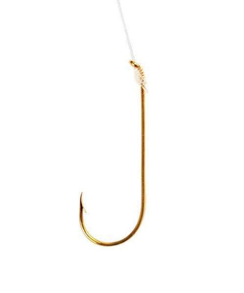 Eagle Claw 121 Aberdeen Light Wire Snelled Hooks - Small - Size 4