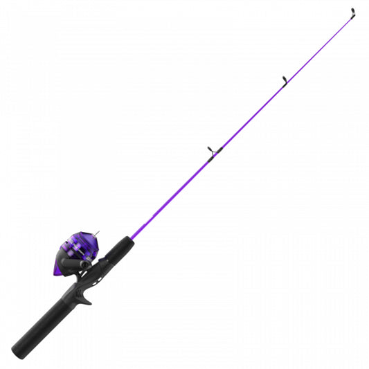 Zebco Dock Demon 30", 1 PC Medium Spincast Combo, Purple