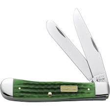 Case XX™ John Deere Green Jigged Bone Trapper Pocket Knife 15707