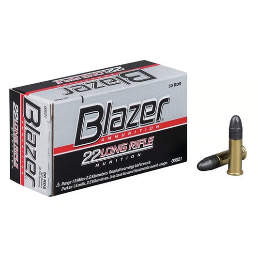 CCI Blazer .22 Long Rifle 40gr LRN Ammunition 50rds