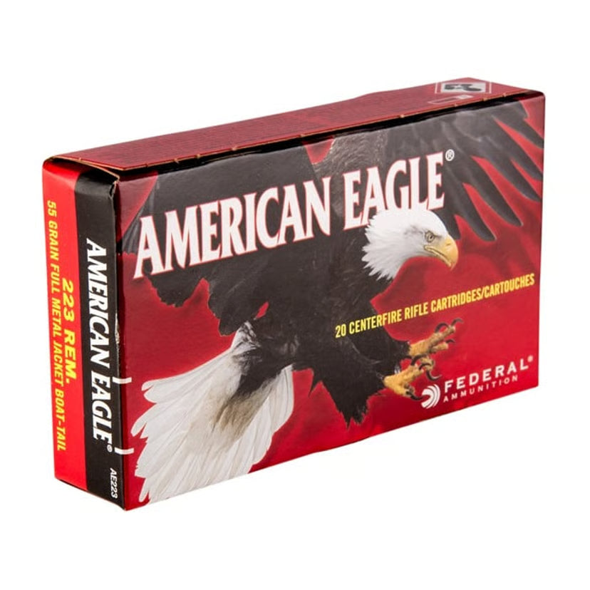FEDERAL - 223 Remington 55gr Full Metal Jacket BT 20/Box