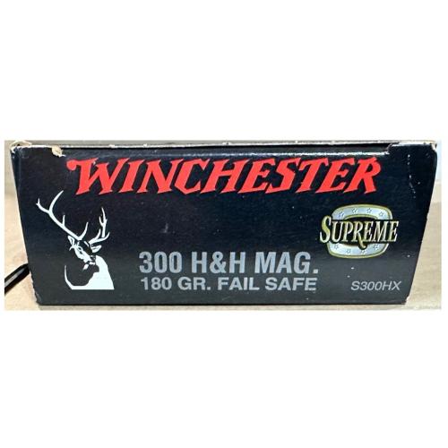 Winchester Supreme 300 H&H Mag 180gr. FS Box of 20