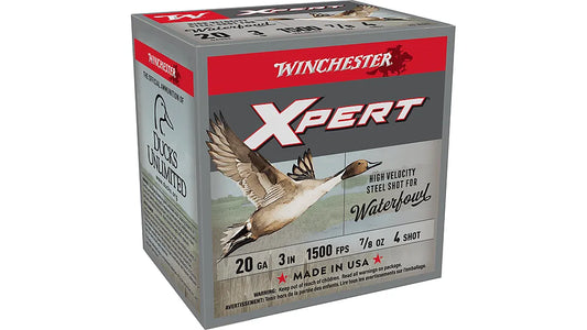 Winchester Super-X Shotshell 20 Gauge 7/8 oz 3in Centerfire Shotgun Ammo, 25 Rounds