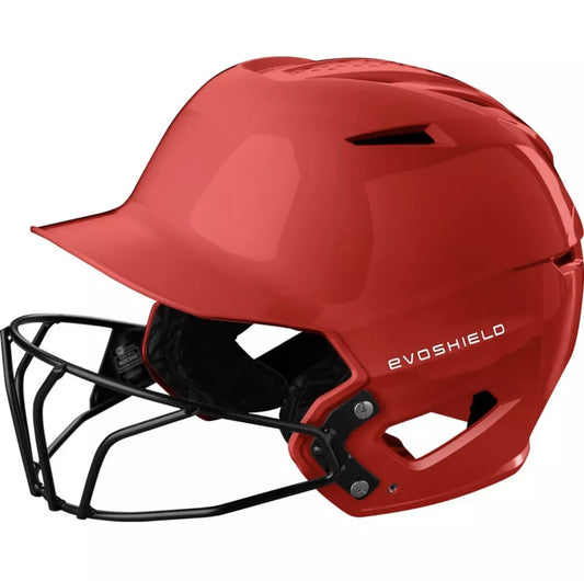 EvoShield XVT™ 2.0 Batting Helmet with Facemask Red