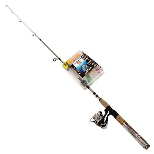 Shakespeare Catch More Fishing Combo Crappie Spinning, 7 Length, 2 Piece, 4-10 lb Line Rate, Ultra Light Power
