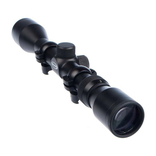 Weaver Kaspa 3-9x40 Dual-X Rifle Scope with Rings